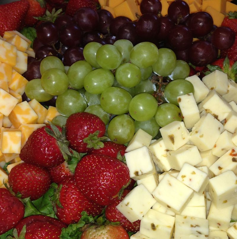 Fresh Fruit & Cheese Platter