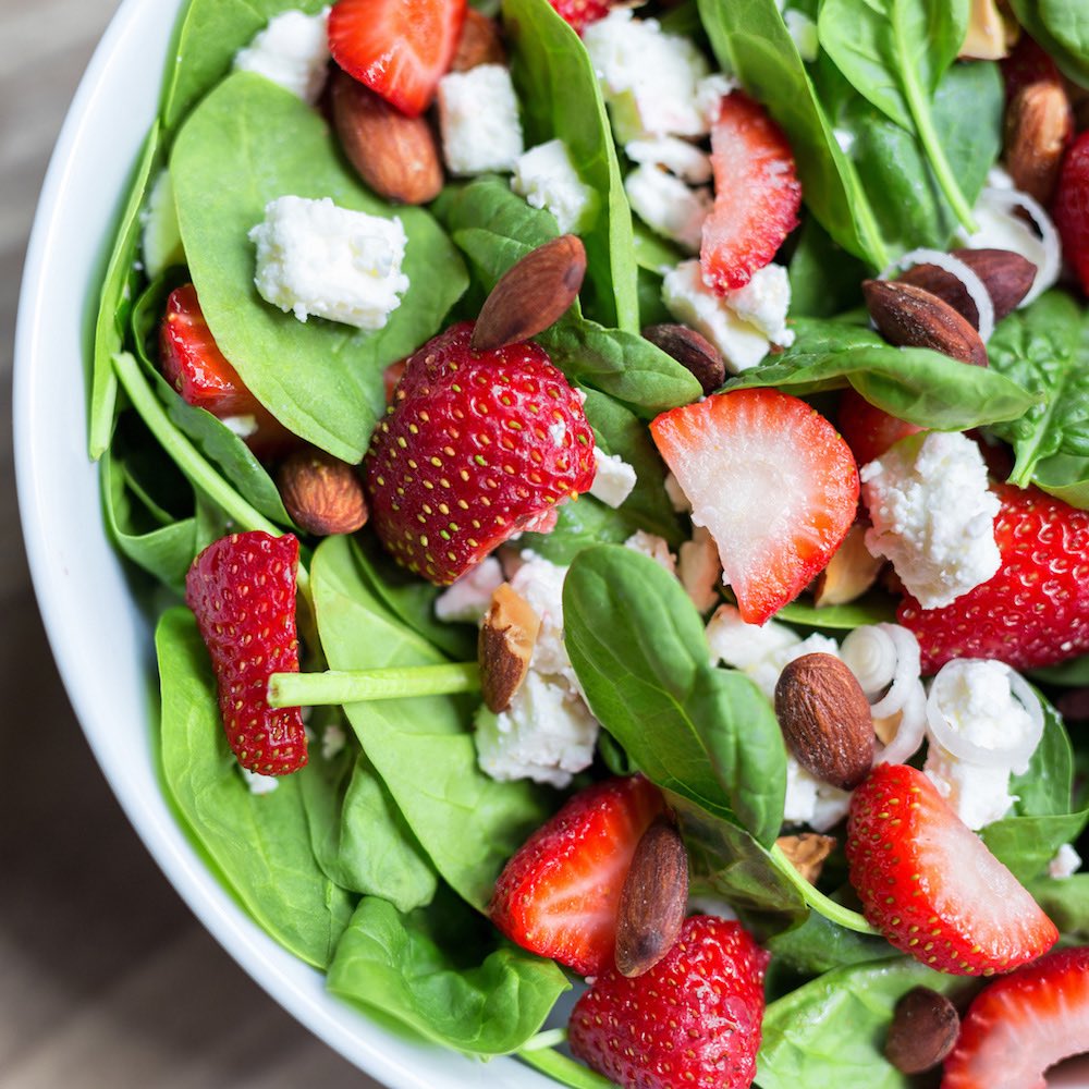 Strawberry & Baby Green Salad